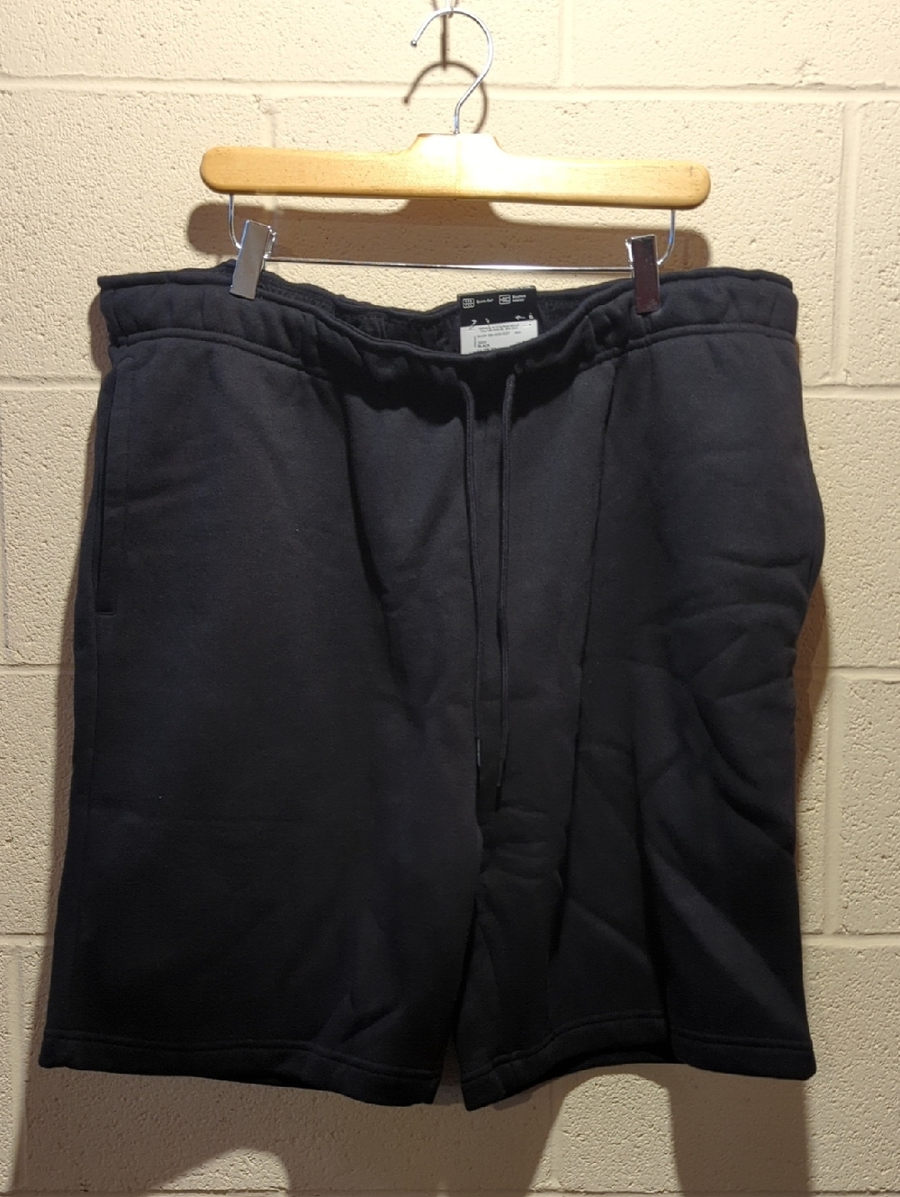 jcpenney Black Athletic Shorts with Brushed Interior